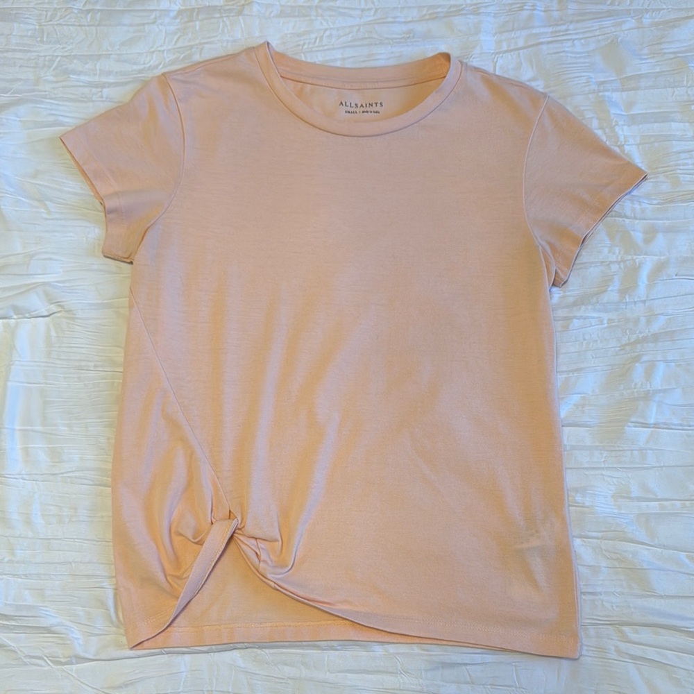 AllSaints Peach T-Shirt